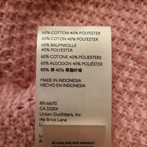 NWT We the free size S faded coral sweater - Picture 12 of 15